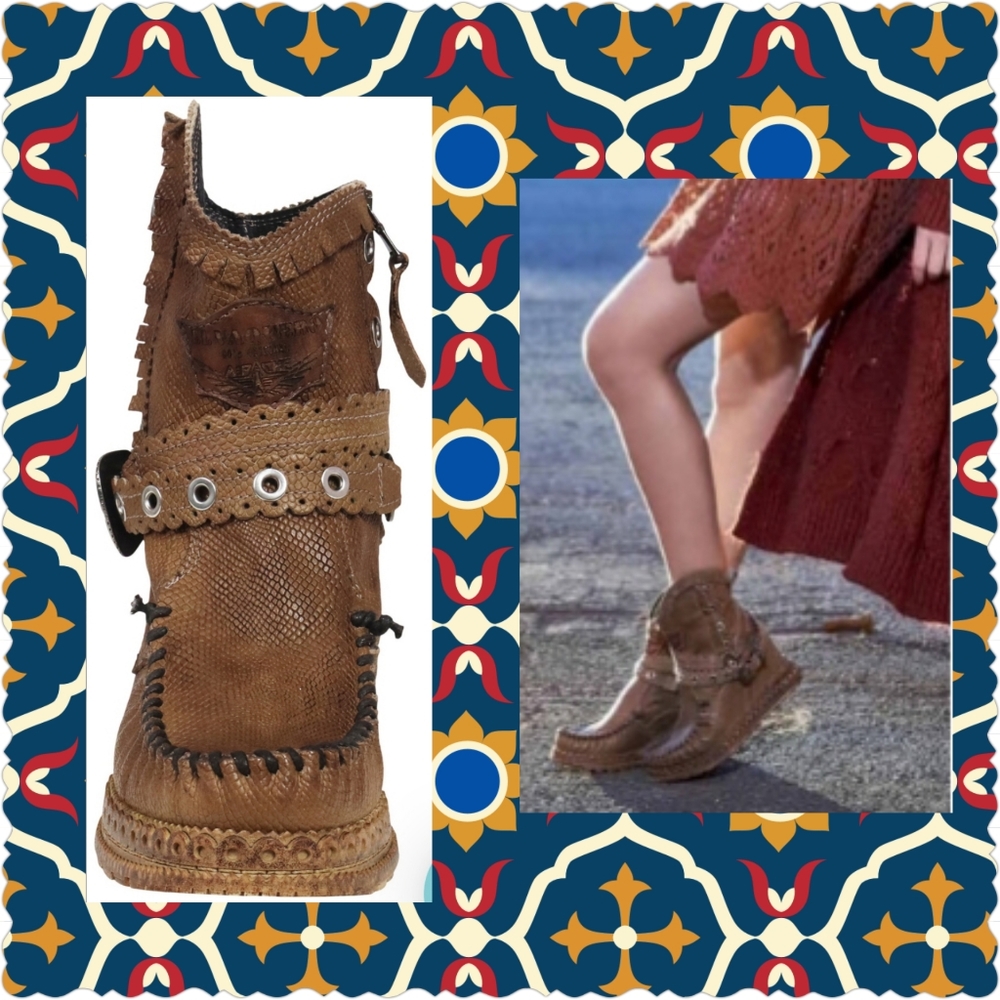 El Vaquero "Zola Kalahari Peruvian" Mocassin Boots